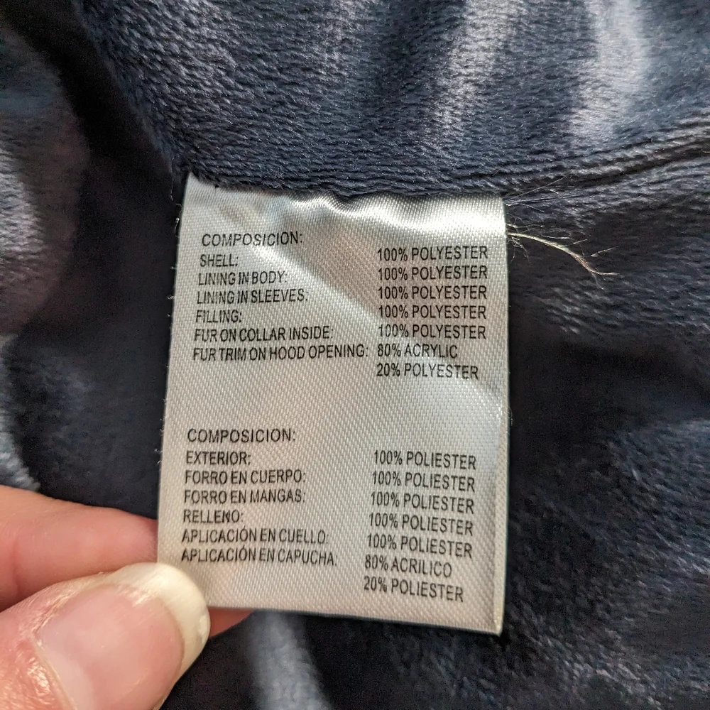 Snobbish Navy Blue puffer jacket - Picture 8 of 8